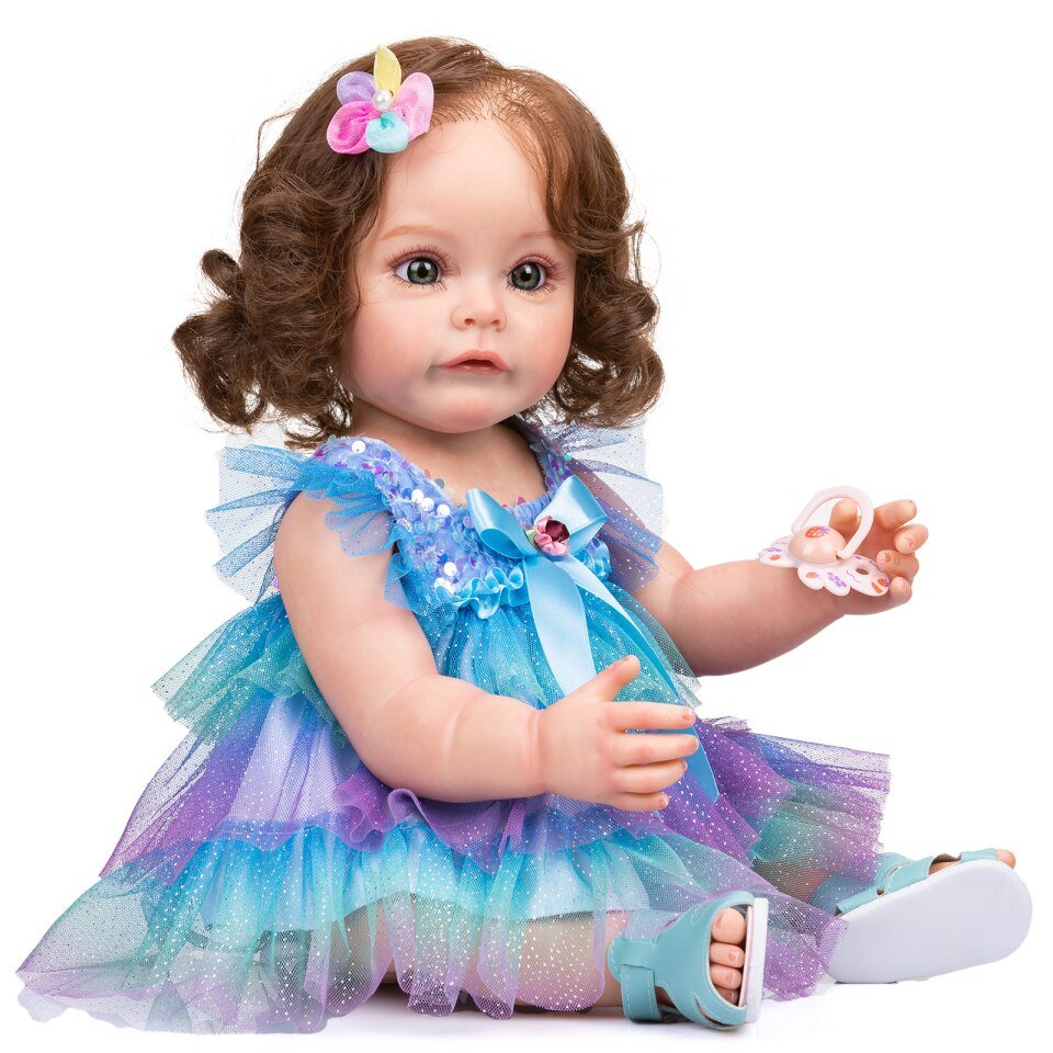 Boneca Bebê Reborn Princesinha Original Silicone. - Boneca Reborn