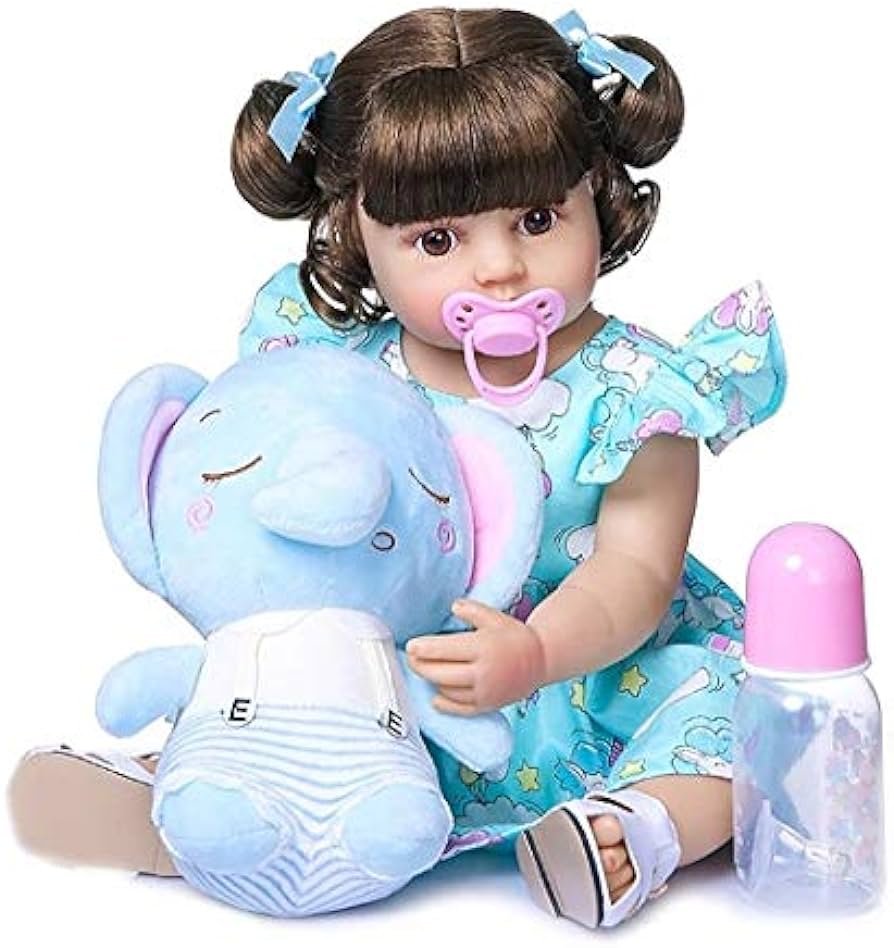 Boneca Bebê Reborn 100% Silicone 23 Itens + Bolsa Maternidade